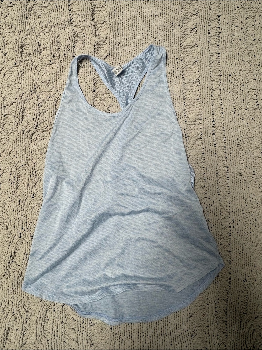 Under Armour Light Blue Racerback Performance Tank